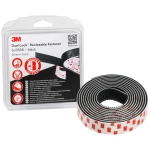 Burretape Dual-Lock SJ355B sort 25mm × 2,5mtr