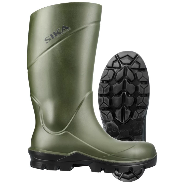 Sika Green PU non-safety gummistøvle 903603