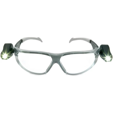 Besk.brille LightVision m/LED-lys, klar glas