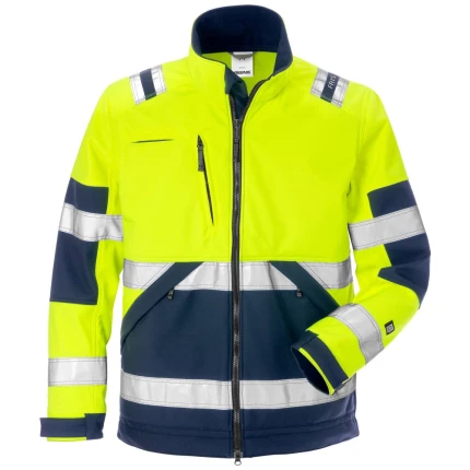 Hi-vis softshell jakke kl.2 4083