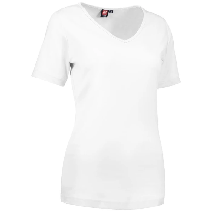 T-shirt interlock v-hals 0506