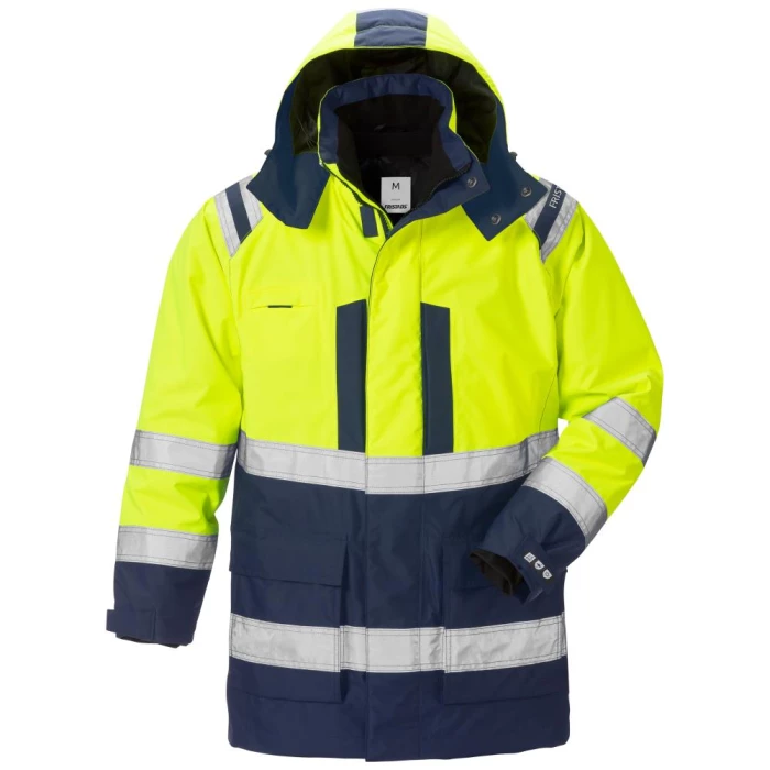 Hi-vis vinterparka