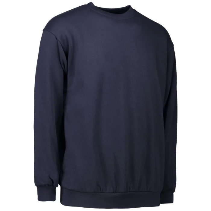 Sweatshirt m/rund hals ren bomuld 0604