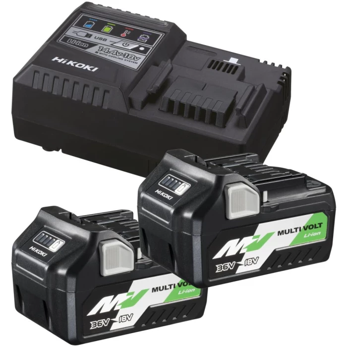 Batteripakke 2×BSL36A18 multivolt + lader UC18YSL3