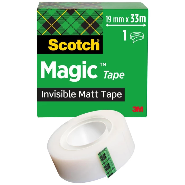 Scotch Magic tape mat englehud 19mm×33mtr.