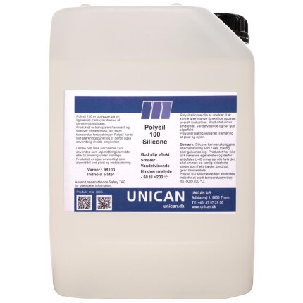 Unican Polysil100 siliconeolie 5ltr