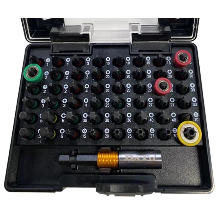 Bitssæt 1/4" torsionsbits 49 dele