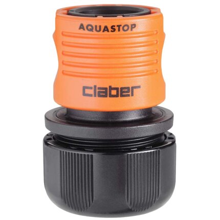 Claber kobling m/vandstop 3/4″
