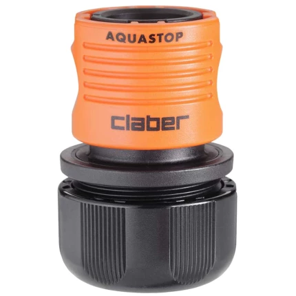 Claber kobling m/vandstop 3/4″