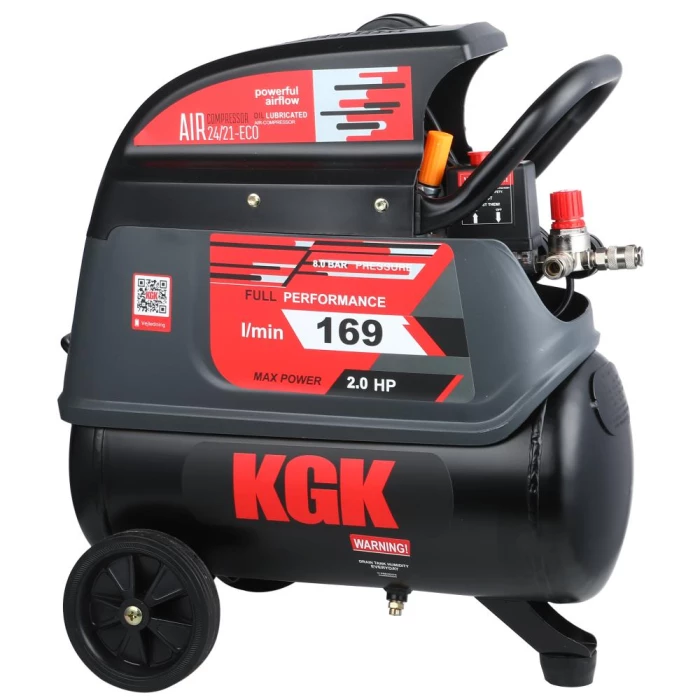 Kompressor 24/21 ECO 169lt/min 2HK 230V 24ltr tank