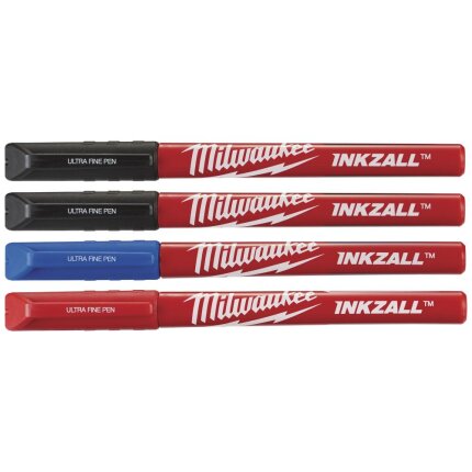 Inkzall speedmarker ultrafin spids, 4stk ass farve