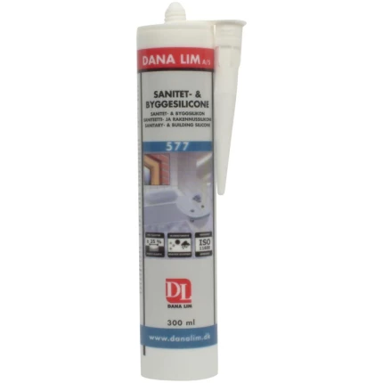 Sanitet- & Byggesilicone 577 300 ml