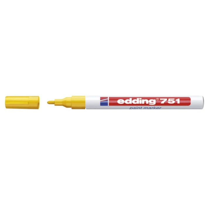 Edding 751 paintmarker spids gul. pk/10