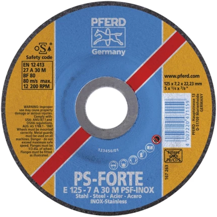 Pferd skrubskive 150-6 mm