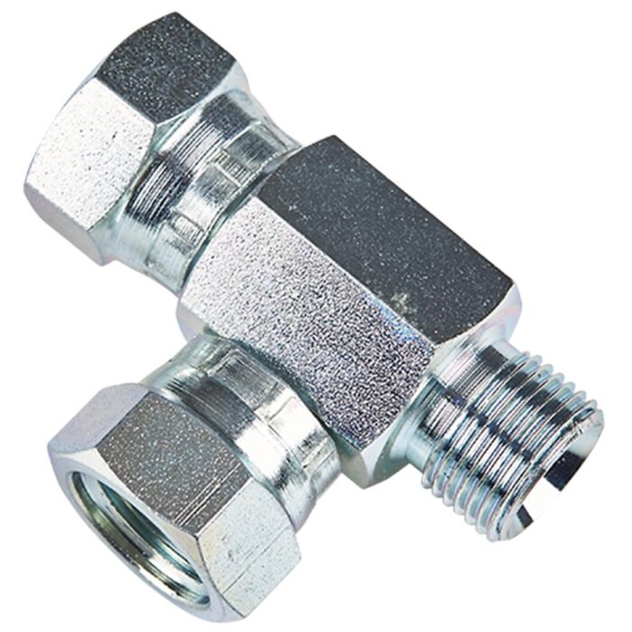 Hydraulisk tee nip/oml/oml BMFF tommer