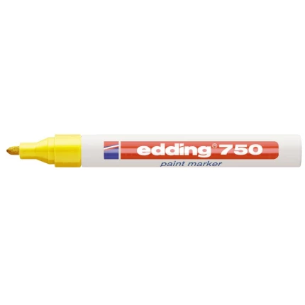 Edding 750 paintmarker bred gul, pk/10