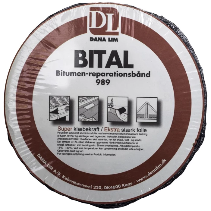 DanaliBital 989 bitumen-reparationsbånd 50mm×10mtr