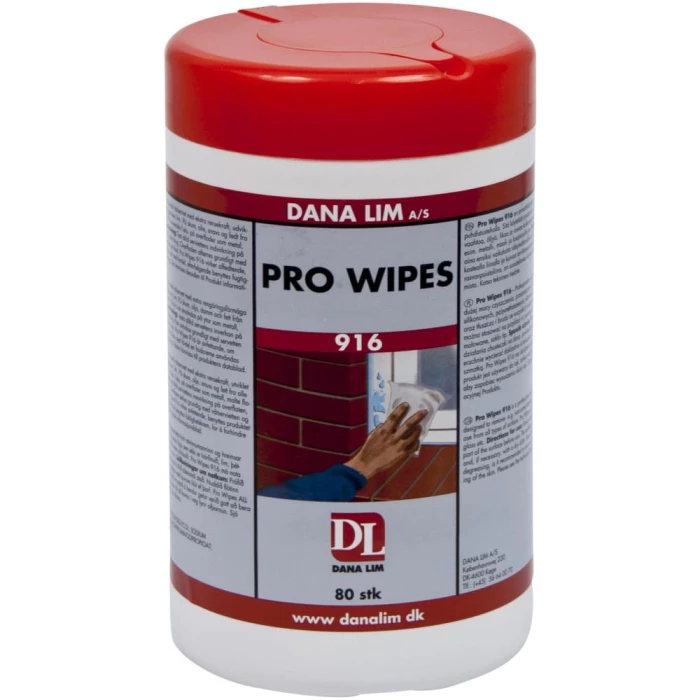 Danalim Wipes Pro 916 renseservietter 80 stk