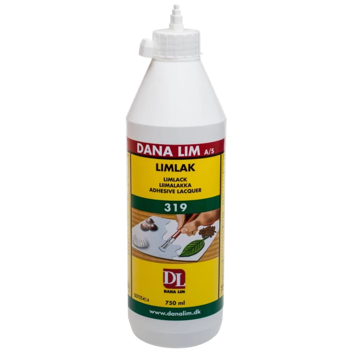 Limlak 319 vandbaseret allround lim/lak 750ml