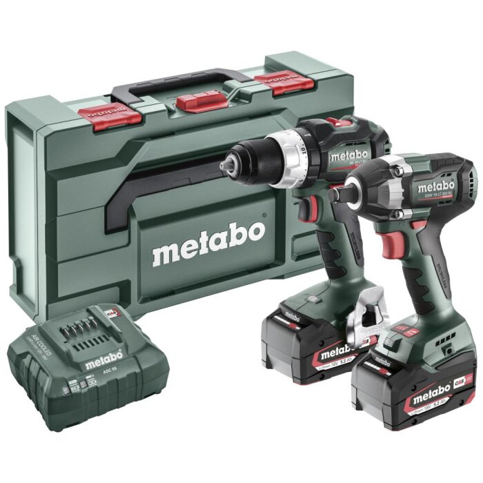 Combo-sæt 2.9.3 18V: BS18LTBL+SSW18LT300BL+2×5,2Ah