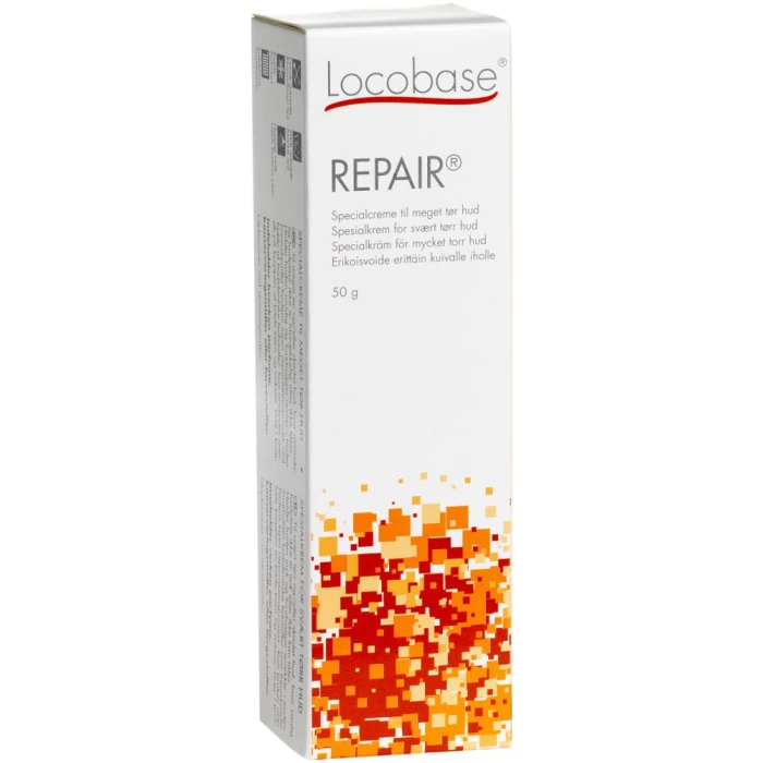 Locobase Repair fed hudplejecreme t/tør hud, 50 g