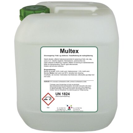 Multex stærk alkalisk sæbe t/højtryksrens 20 ltr