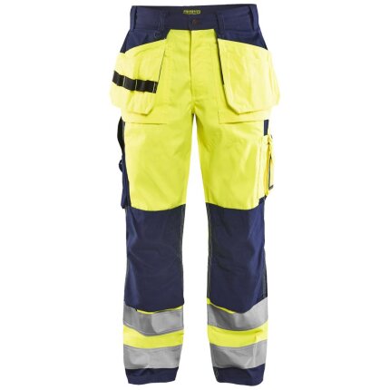 Hi-vis buks 1533 gul/marineblå