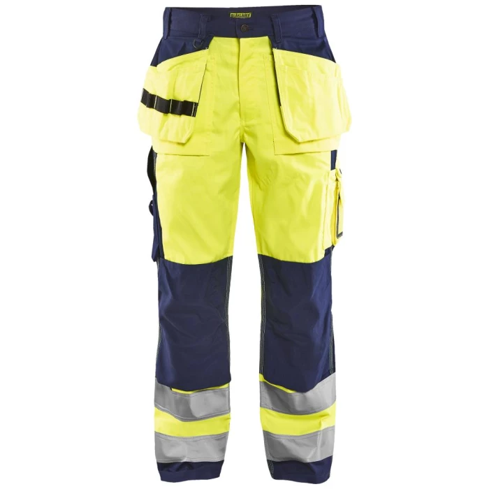Hi-vis buks 1533 gul/marineblå