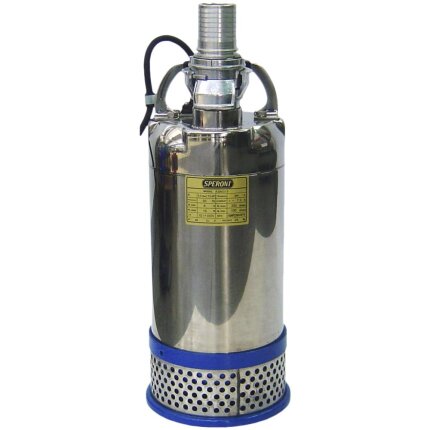 Flair dykpumpe rustfri 1.1/4″ topafgang med automatik Speroni dykpumpe 230V ASM