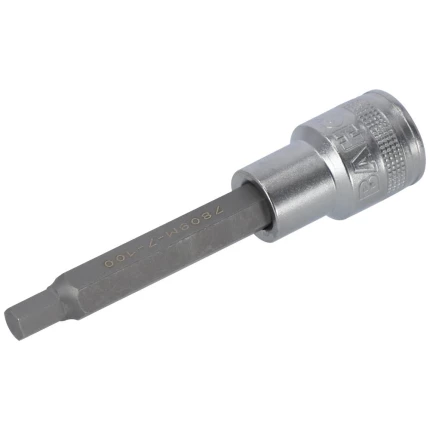 Hex-stifttop lang 1/4″ firk. tommemål