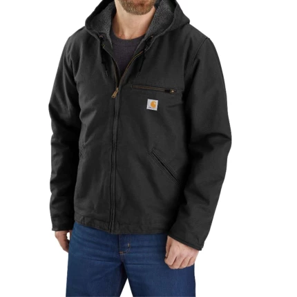 Carhartt washed Duck Jakke sort