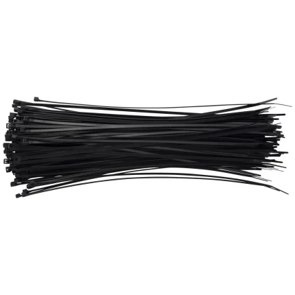 Kabelstrips sort ps/100