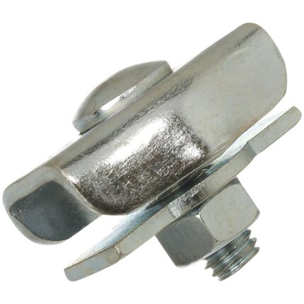 Pladewirelås simplex galvaniseret 4mm