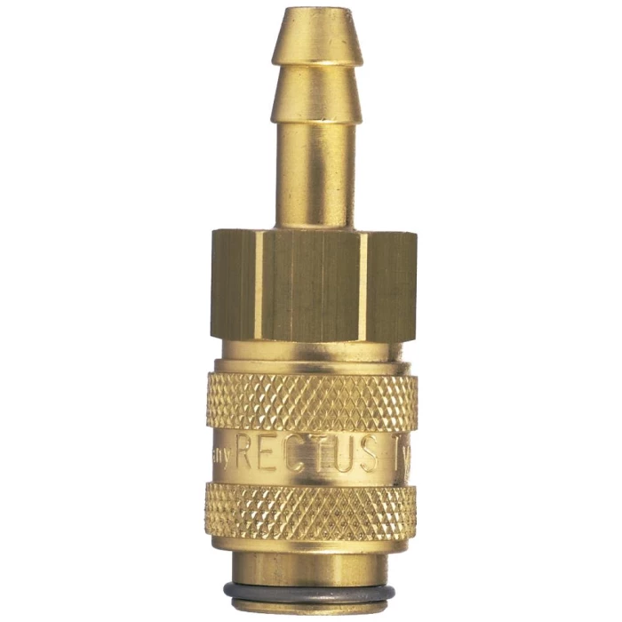 Rectus kobling 21KATF06MPX 6mm slangestuds
