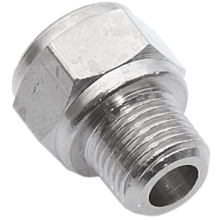 Nippelmuffe 3/8″udv.× 1/8″indv.gev. Nippelmuffe 3/8″udv.× 1/8″indv.gev.