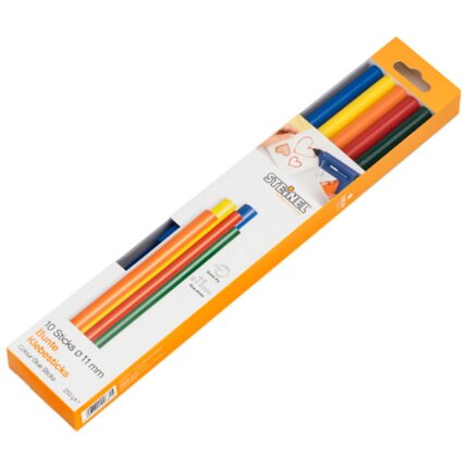 Steinel limstifter ø11×250mm farver, 10stk