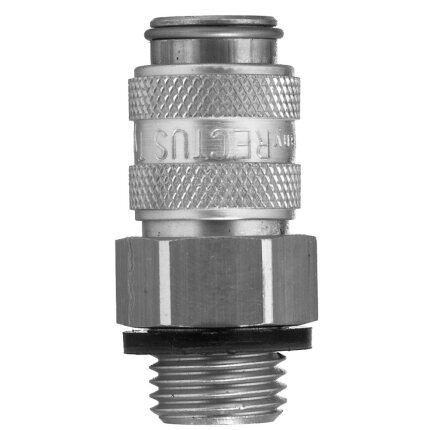 Rectus kobling 21KDAW13MPN 1/4″ nippel