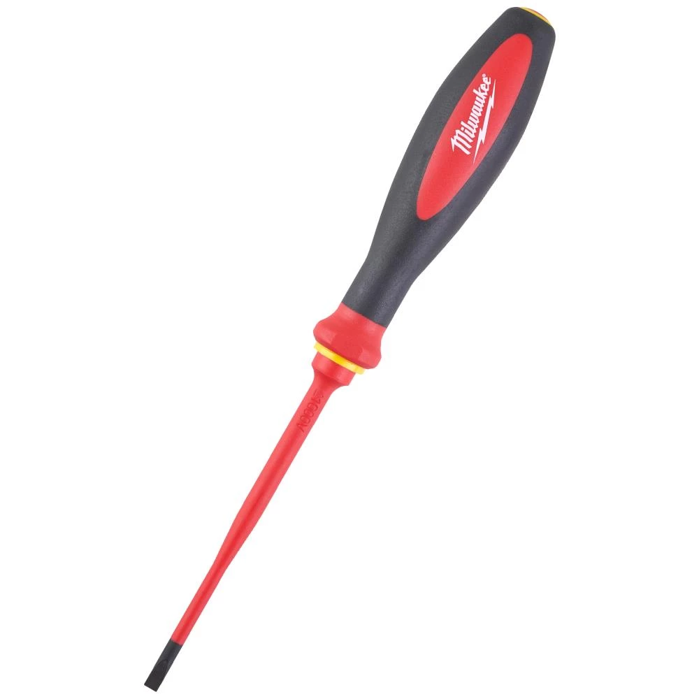 Skruetrækker VDE slim kærv 1,0×5,0×100mm Skruetrækker VDE slim kærv 1,0×5,0×100mm