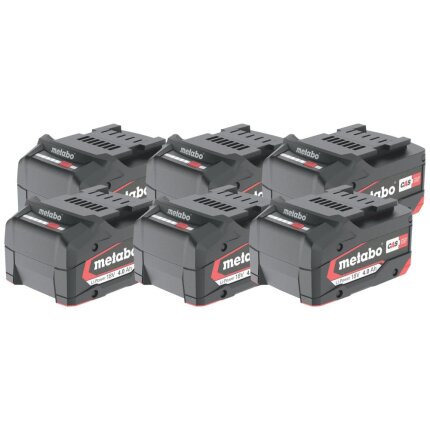 Metabo Batteri 18V/5,2Ah Li-Power Ultra-M, 6stk Metabo Batteri 18V/5,2Ah Li-Power Ultra-M, 6stk