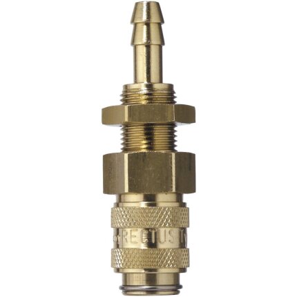 Rectus kobling 21KATS06MPX 6mm slangestuds