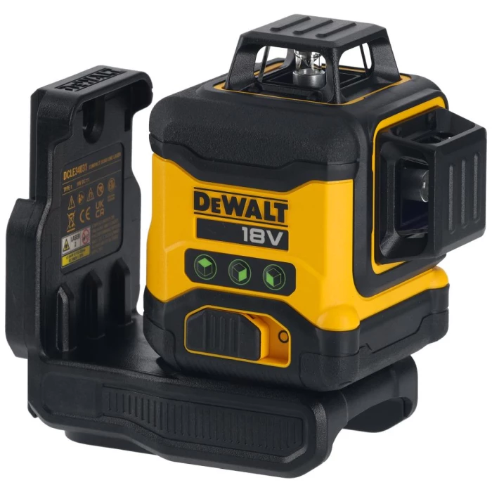 Linjelaser 3×360° grøn 18V solo DCLE34031N-XJ