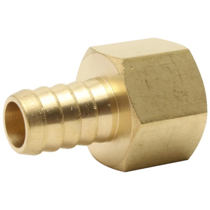 Lige union m/klemstuds 6/8mm × 1/4″ udv.