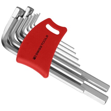 Stiftnøglesæt PB 212DH korte m/kugle 1,5-10mm 9stk