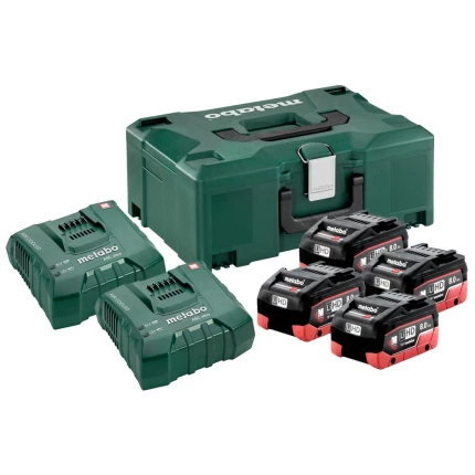 Batterisæt med 4×18V/5,5Ah LiHD + lader ASC145 Duo Batterisæt med 4×18V/5,5Ah LiHD + lader ASC145 Duo