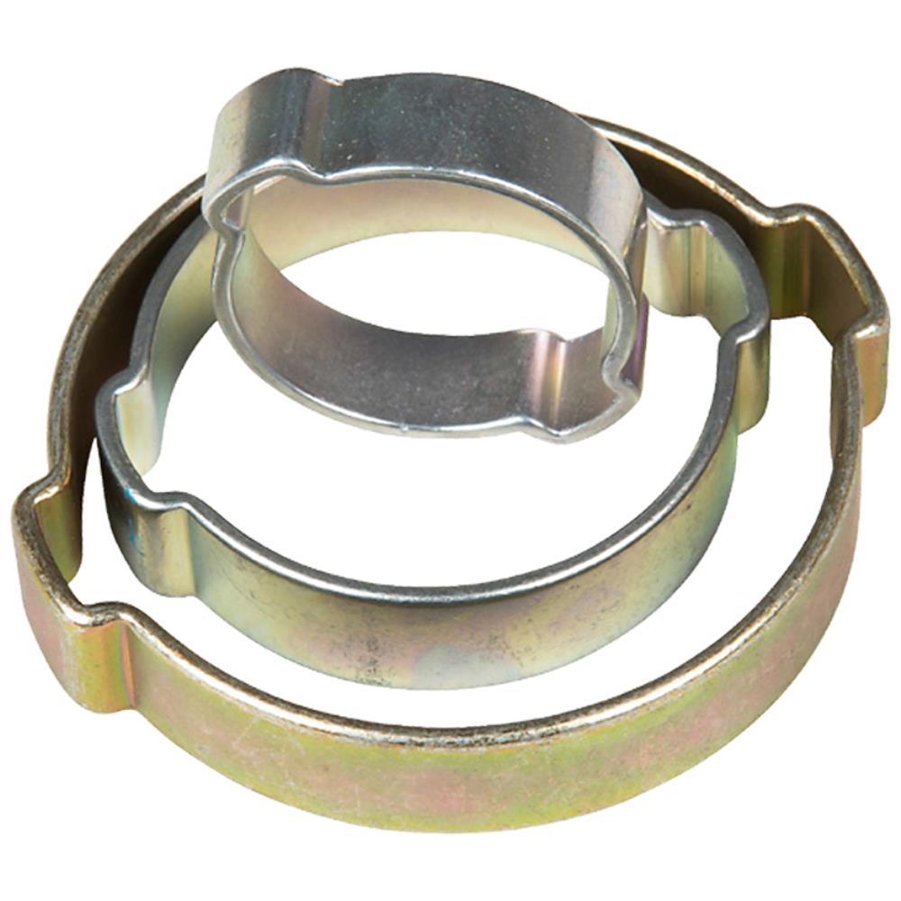 Øreklemme m/2 ører cadmieret stål 37-40mm Øreklemme m/2 ører cadmieret stål 37-40mm