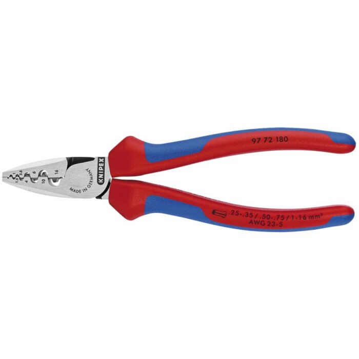 Crimptang t/kabeltyller 97 72 180 mm