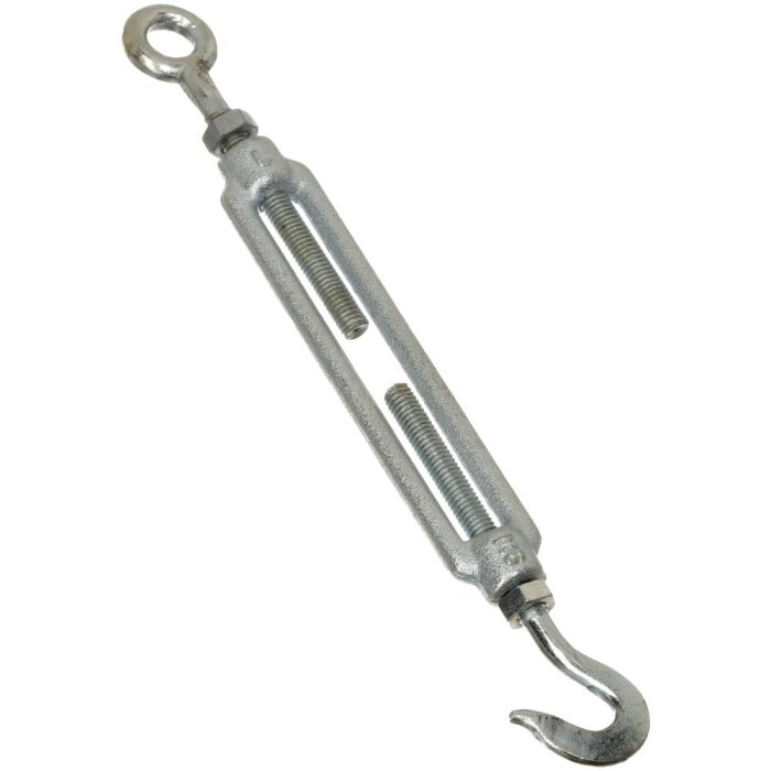 Bardunstrammer øje/krog galv. 5mm
