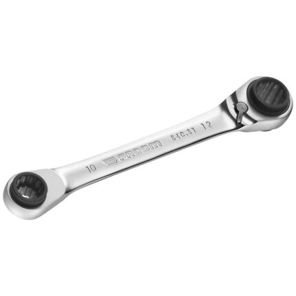 Facom ringnøgle 4-i-1 8×10mm + 12×13mm
