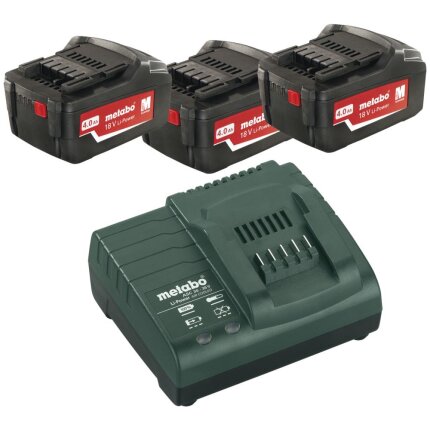 Batterisæt 2×18V/4,0Ah Li-Power + lader ACS 55 Batterisæt 2×18V/4,0Ah Li-Power + lader ACS 55