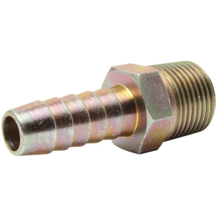 Slangestuds m/udv. gevind